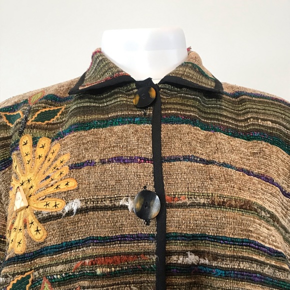 Rare Vintage Multicolor Embroidered Jacket - Picture 5 of 9
